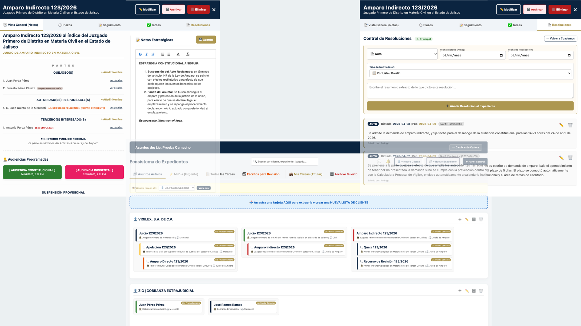 Control de Expedientes, Software para control de expedientes jurídicos y agenda para abogados en México